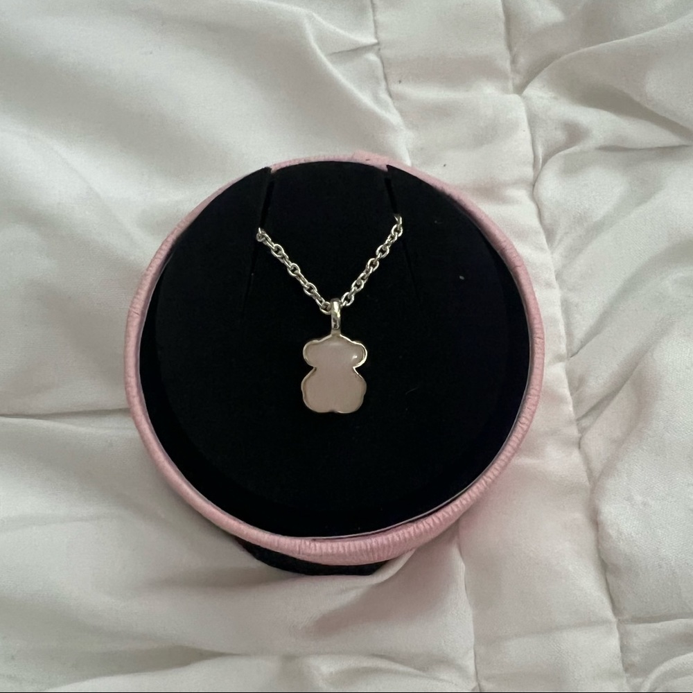 TOUS Silver New Color Necklace with Quartzite